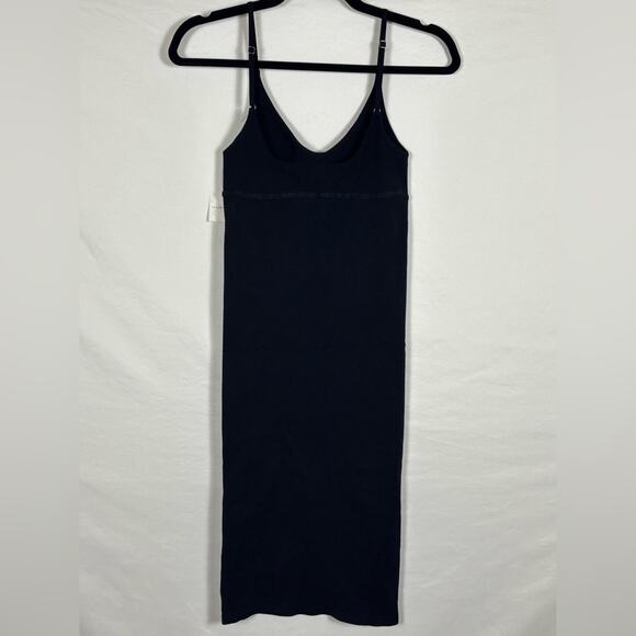 NWT Free People Black Meg High Platform Bodycon Dress- M/L - Picture 7 of 11